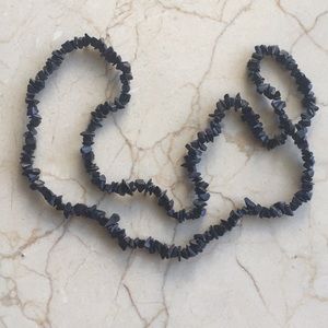 Black Stone Necklace